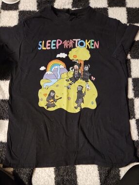 Graphic Tee - Black with Colorful Print